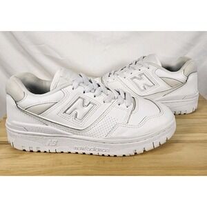 New Balance 550 Size 5.5 Unisex BB550WWW Triple White Casual Shoes Sneakers